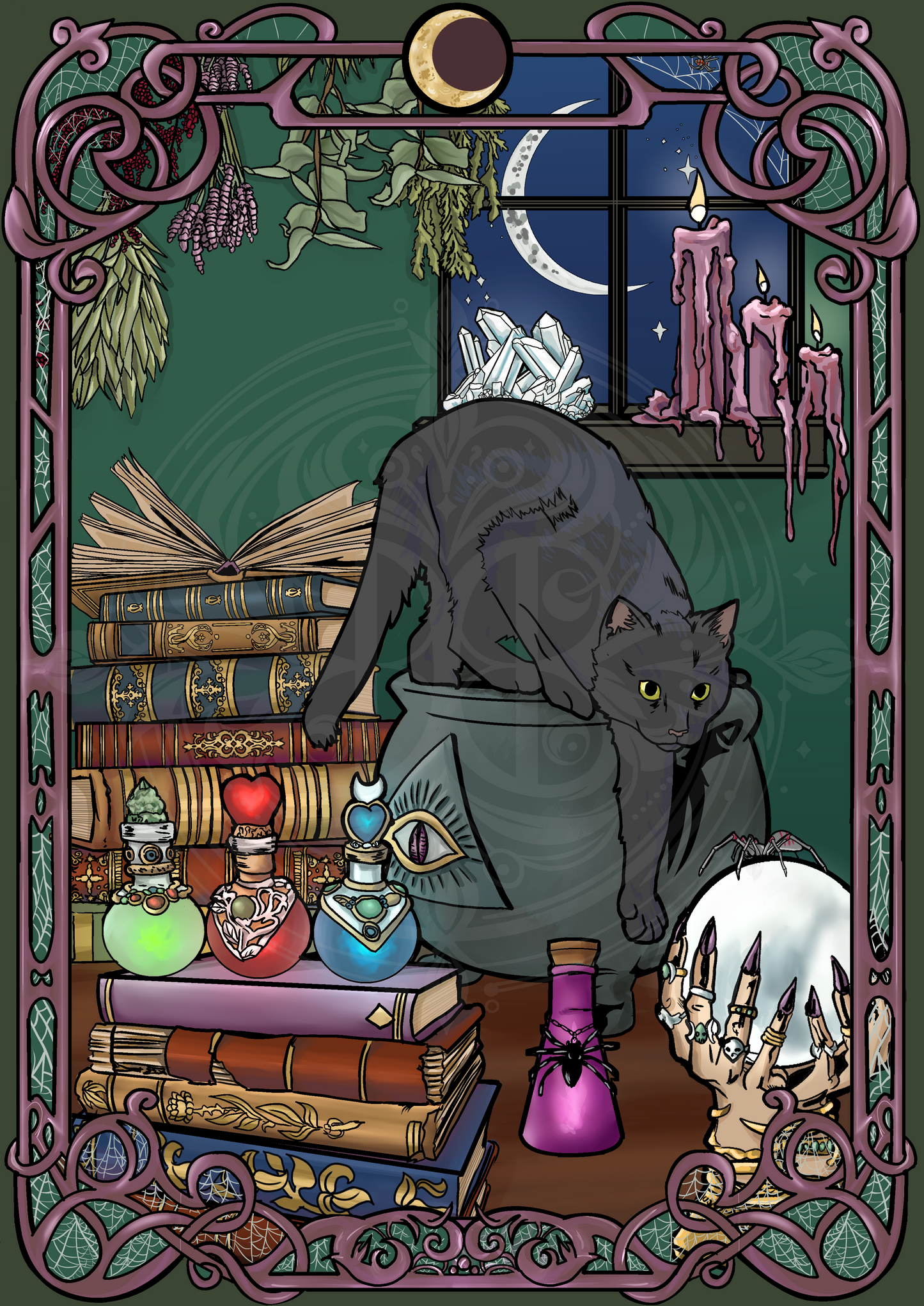 Witch's Familiar Wall-Sized Print