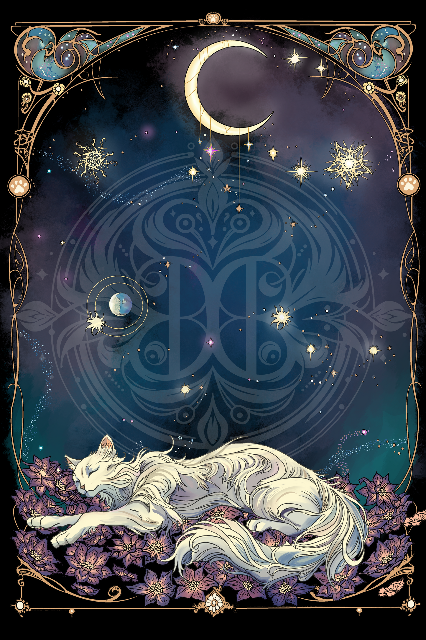 Dreaming Cat Wall-Sized Print
