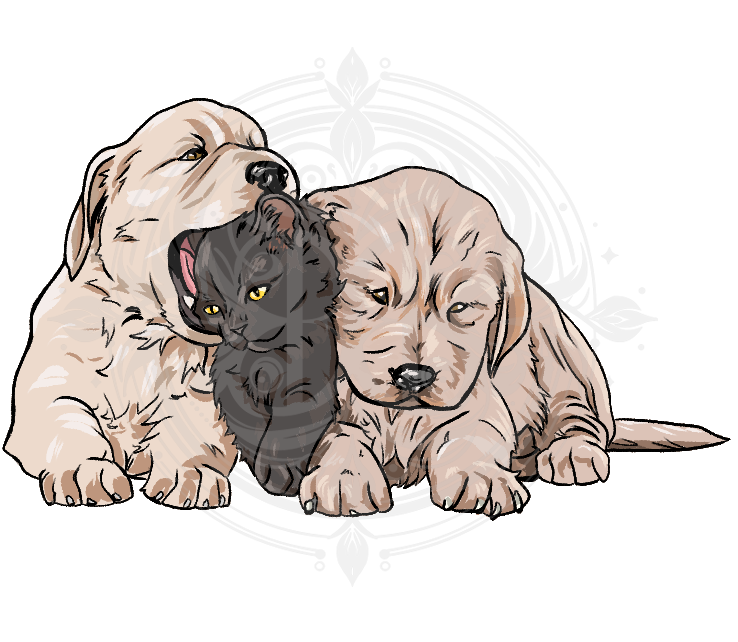 Puppy energy Sticker