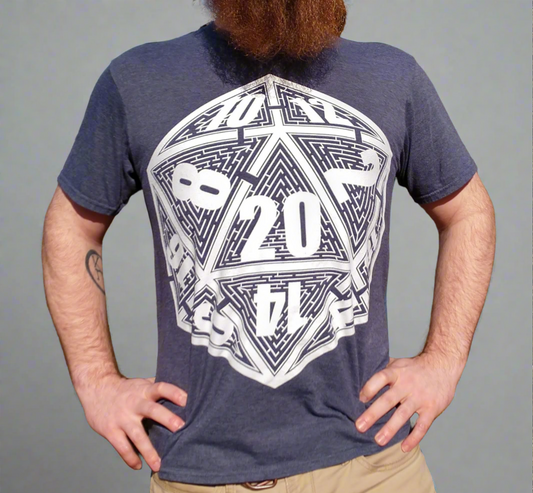 D20 Labyrinth D&D Shirt.