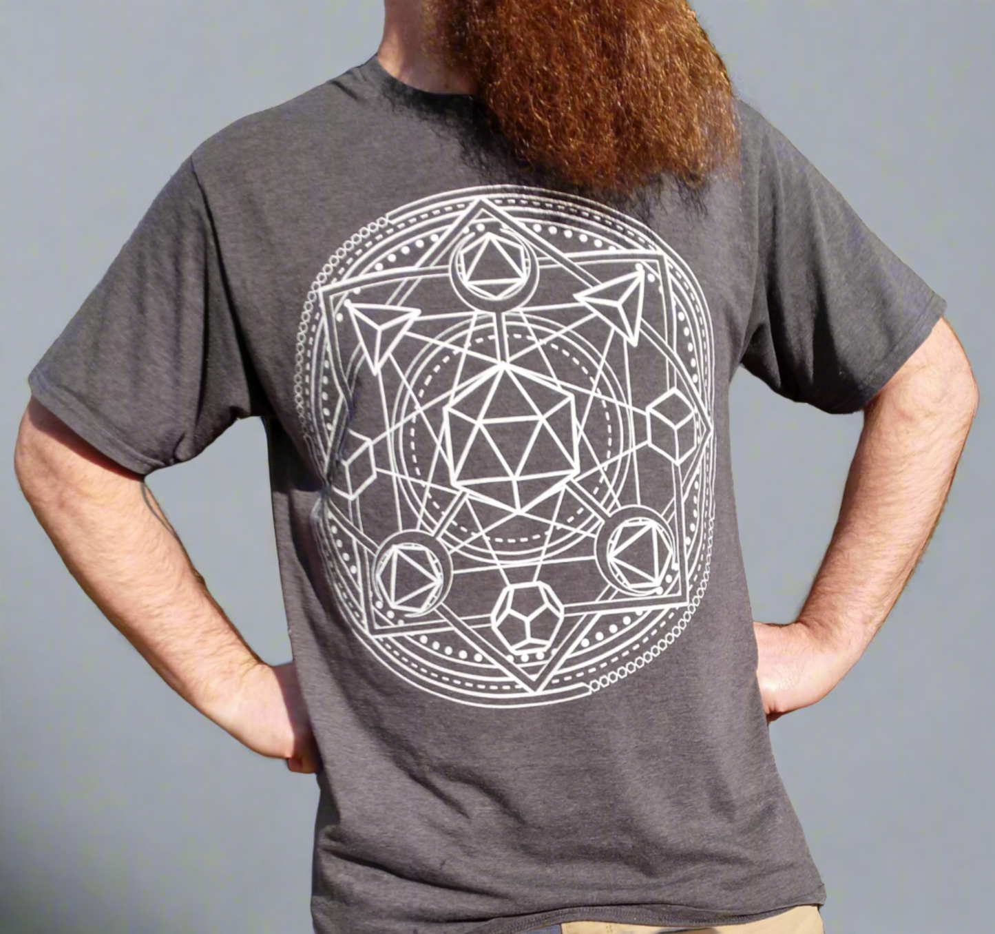 Magic Circle Dice D&D Shirt