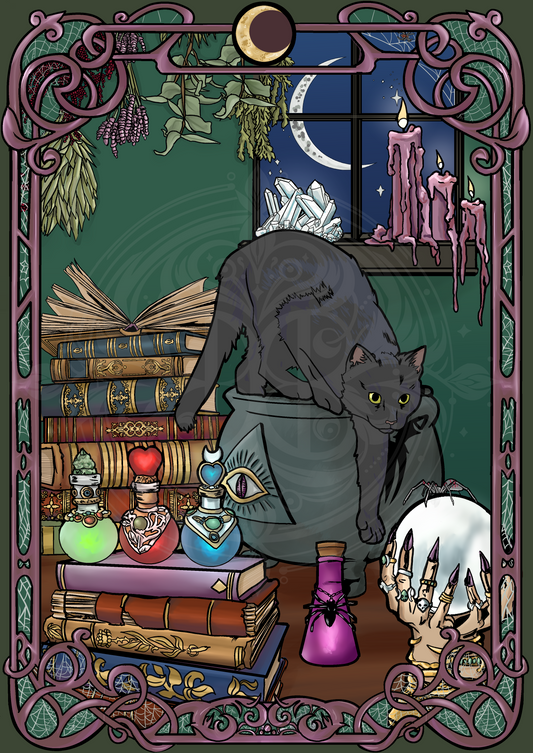 Witch's Familiar Wall-Sized Print