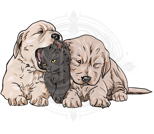 Puppy energy Sticker